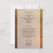 Printable Funeral Sjabloon Kaart (Achterkant)