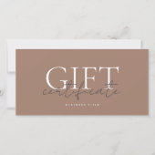 Printable Gift Kaart Sjabloon Gemakkelijk aan te p (Voorkant)