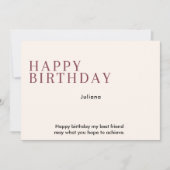 Printable Happy Birthday Kaart (Voorkant)