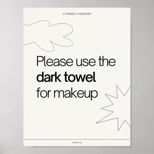 Printable herinnering hostel bed & breakfast info poster (Voorkant)