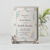 Printable Invitation Template for Bridal shower (Debout devant)
