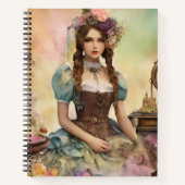 Printable junk journal naturel femme (Devant)