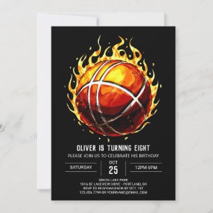 Printable Pastel Jongen Basketbal Verjaardag Kaart