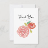 Printable Small Business Custom Logo Hartelijk dan Kaart (Voorkant)