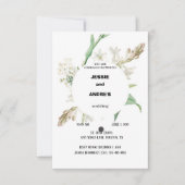 Printable Wedding Sjabloon Kaart (Voorkant)