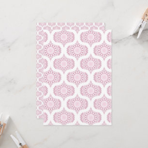 Printbaar Roos Confetti Kant Retro Scrapbook Papie Kaart