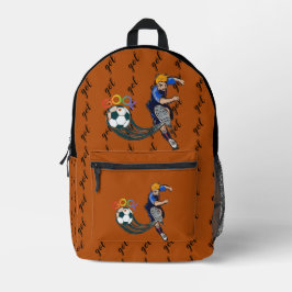 Printed Backpack ECC,mochila gol Bedrukte Rugzak