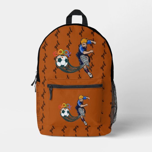 Printed Backpack ECC,mochila gol Bedrukte Rugzak (Voorkant)
