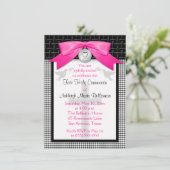 PRINTED BOW First Heilige Communauteit Uitnodiging (Staand voorkant)