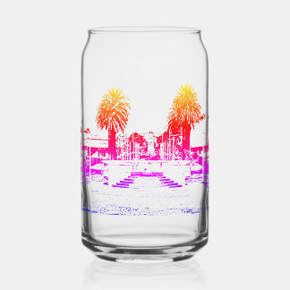 Printed can glass