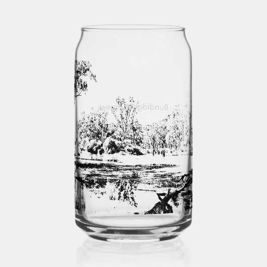 Printed can glass (Recto)