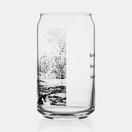 Printed can glass (Gauche)