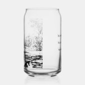 Printed can glass blikvorm glas (Links)