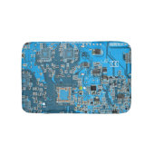 Printed Circuit Assembly PCB Blue Circuit Board Badmat (Voorkant)