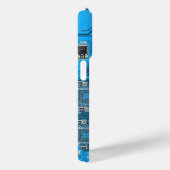 Printed Circuit Assembly PCB Blue Circuit Board Case-Mate iPhone Case (Achterkant / Rechts)