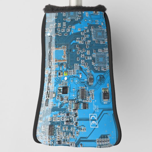 Printed Circuit Assembly PCB Blue Circuit Board Golfheadcover (Draai 90)