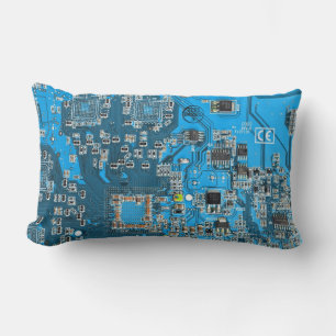 Printed Circuit Assembly PCB Blue Circuit Board Kussen