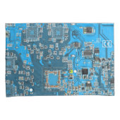 Printed Circuit Assembly PCB Blue Circuit Board Kussensloop (Voorkant-Rechts)