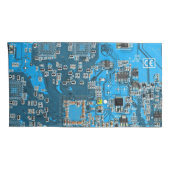 Printed Circuit Assembly PCB Blue Circuit Board Kussensloop (Achterkant-Rechts)