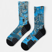 Printed Circuit Assembly PCB Blue Circuit Board Sokken (Links)