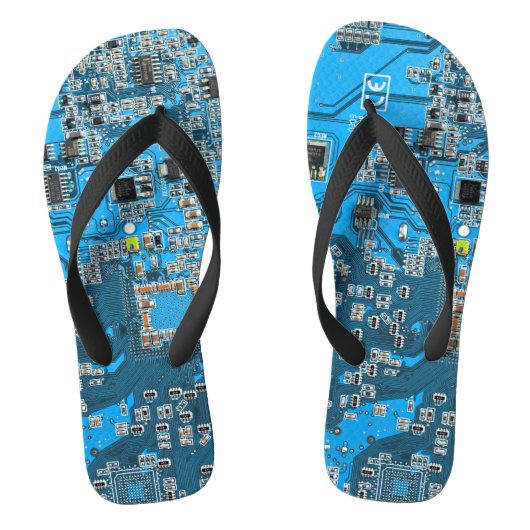 Printed Circuit Assembly PCB Blue Circuit Board Teenslippers (Voetbed)