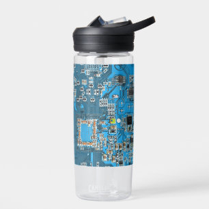 Printed Circuit Assembly PCB Blue Circuit Board Waterfles