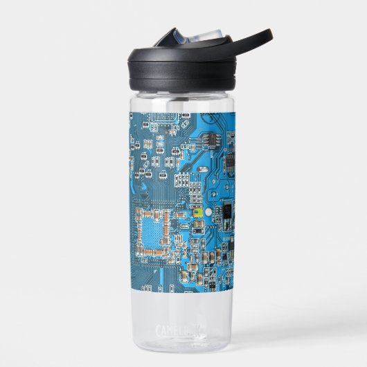 Printed Circuit Assembly PCB Blue Circuit Board Waterfles (Links)