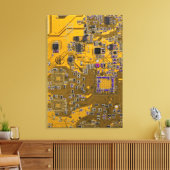 Printed Circuit Assembly PCB Circuit Board Sinaasa Canvas Afdruk (Insitu (Woonkamer))