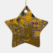 Printed Circuit Assembly PCB Circuit Board Sinaasa Keramisch Ornament (Voorkant)
