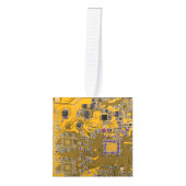Printed Circuit Assembly PCB Circuit Board Sinaasa Kubus Ornament (Voorkant)
