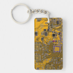 Printed Circuit Assembly PCB Circuit Board Sinaasa Sleutelhanger