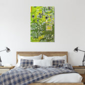 Printed Circuit Assembly PCB Green Circuit Board 2 Canvas Afdruk (Insitu (Slaapkamer))