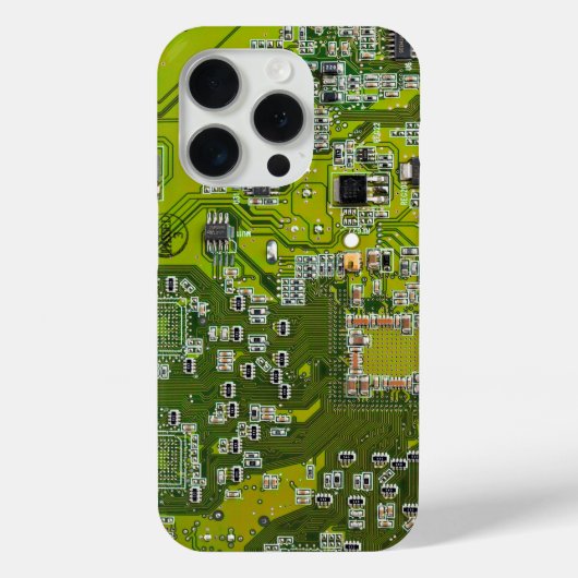 Printed Circuit Assembly PCB Green Circuit Board 2 Case-Mate iPhone Case (Achterkant)