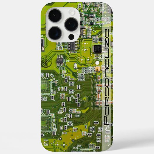 Printed Circuit Assembly PCB Green Circuit Board 2 Case-Mate iPhone Case (Achterkant)