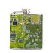 Printed Circuit Assembly PCB Green Circuit Board 2 Heupfles (Voorkant)