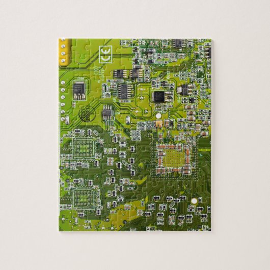 Printed Circuit Assembly PCB Green Circuit Board 2 Legpuzzel (Verticaal)