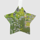 Printed Circuit Assembly PCB Green Circuit Board 2 Ornament (achterkant)
