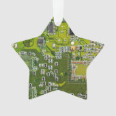 Printed Circuit Assembly PCB Green Circuit Board 2 Ornament (voorkant)