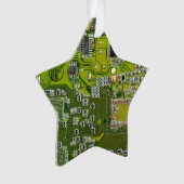 Printed Circuit Assembly PCB Green Circuit Board 2 Ornament (voorkant)