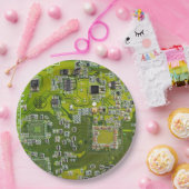 Printed Circuit Assembly PCB Green Circuit Board 2 Papieren Bordje (Feest)