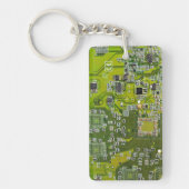 Printed Circuit Assembly PCB Green Circuit Board 2 Sleutelhanger (Voorkant)