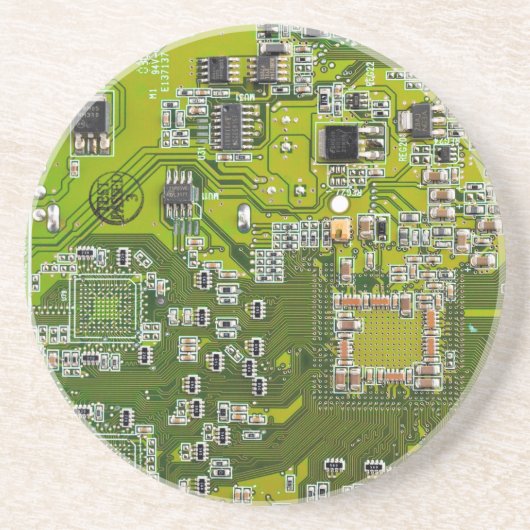 Printed Circuit Assembly PCB Green Circuit Board 2 Zandsteen Onderzetter (Voorkant)