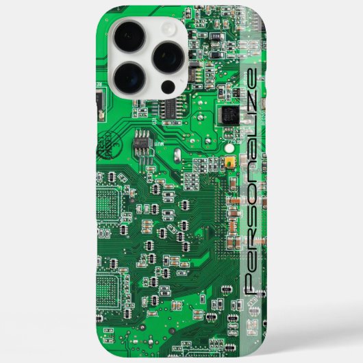 Printed Circuit Assembly PCB Green Circuit Board Case-Mate iPhone Case (Achterkant)