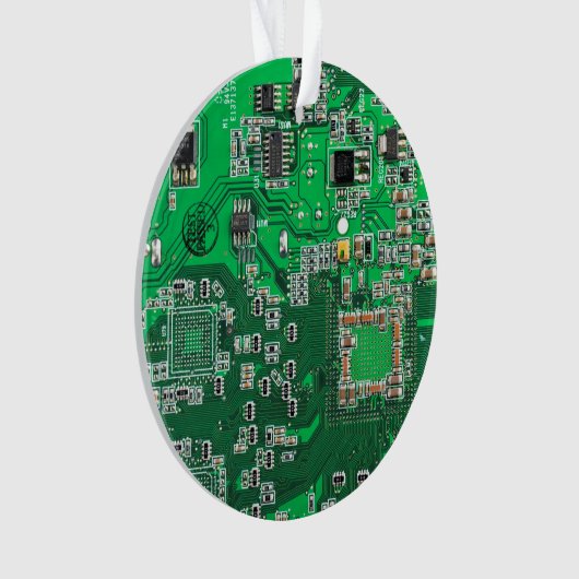 Printed Circuit Assembly PCB Green Circuit Board Ornament (voorkant)