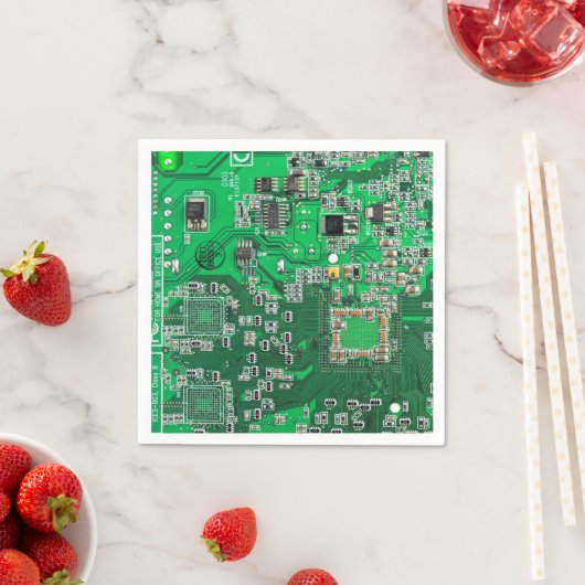Printed Circuit Assembly PCB Green Circuit Board Servet (Insitu)