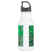 Printed Circuit Assembly PCB Green Circuit Board Waterfles (Achterkant)