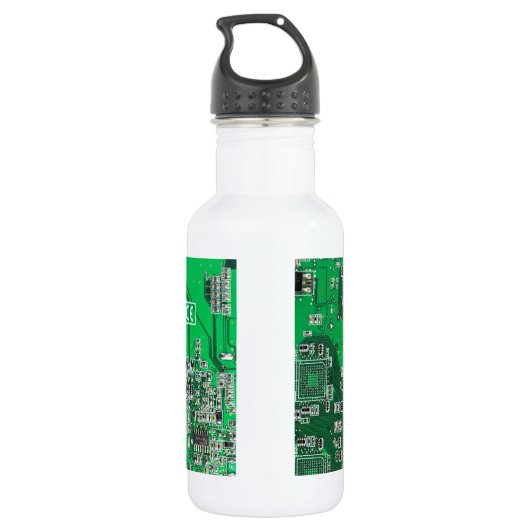 Printed Circuit Assembly PCB Green Circuit Board Waterfles (Achterkant)