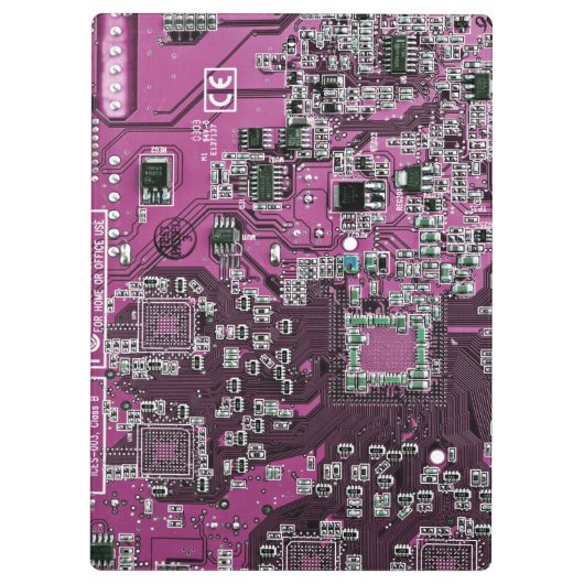 Printed Circuit Assembly PCB Paarse Circuit Board Klembord (Achterkant)