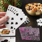 Printed Circuit Assembly PCB Paarse Circuit Board Pokerkaarten (Insitu)