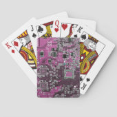 Printed Circuit Assembly PCB Paarse Circuit Board Pokerkaarten (Achterkant)